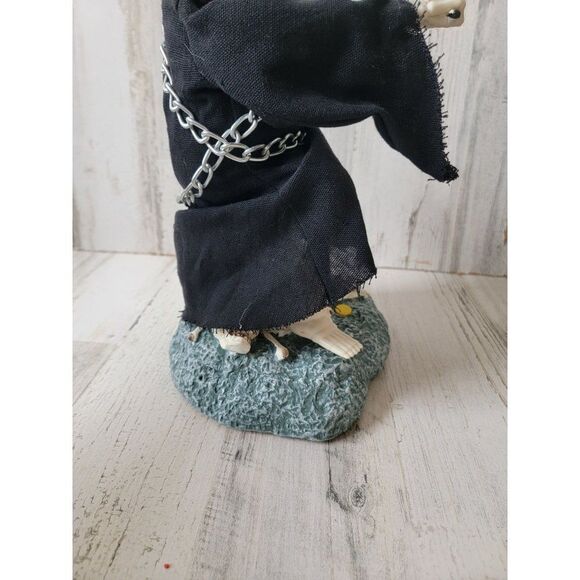 Gemmy Halloween animated Grim Reaper violin Tombstone scary prop decor - Picture 8 of 9
